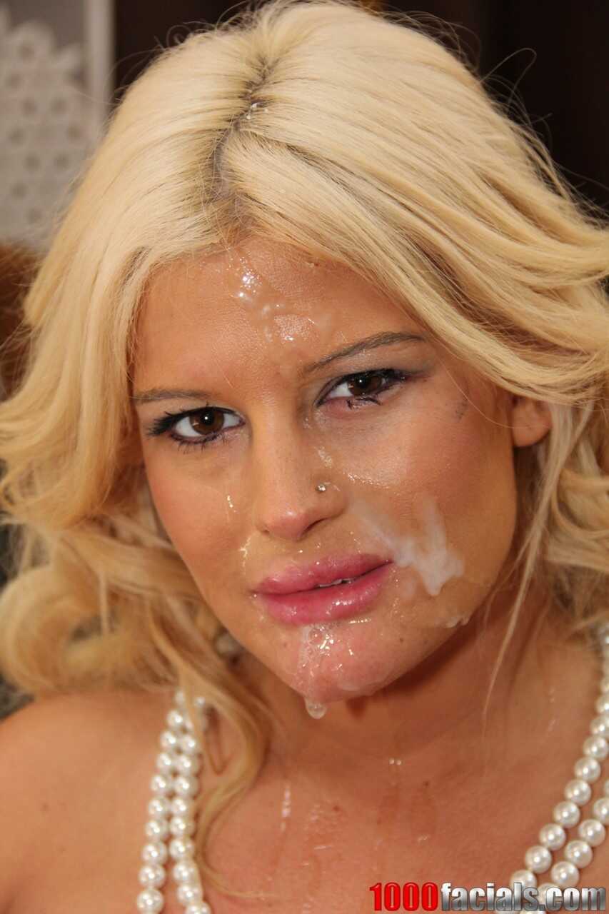 Blonde Bombshell Big Breasted MILF Julie Cash Gives a Thick Facial to Johnny Fender - Johnny Fender, Julie Cash