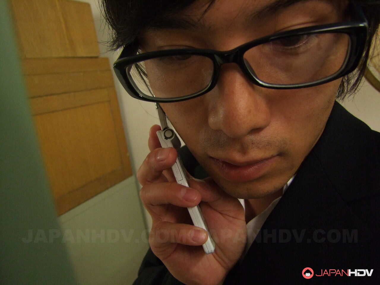 Office Slut Hinata Komine Sucks and Swallows Her Boss' Cum after Fucking Him on the Desk - Hinata Komine