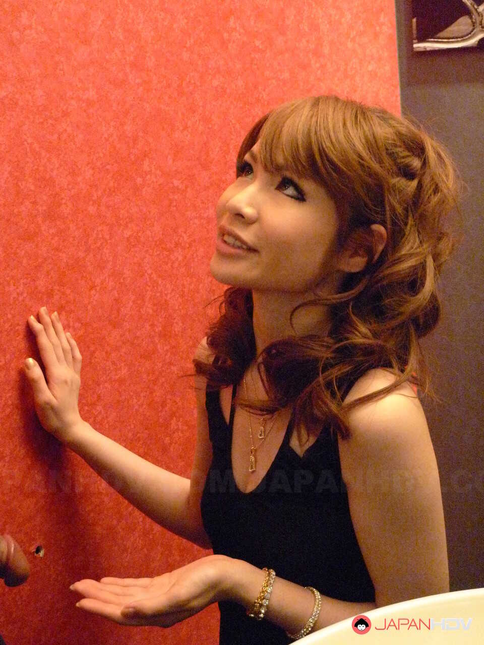 Japanese Public Toilet Sex with Shiori Amano: Cum on Clothes and a Redheaded Blowjob - Shiori Amano