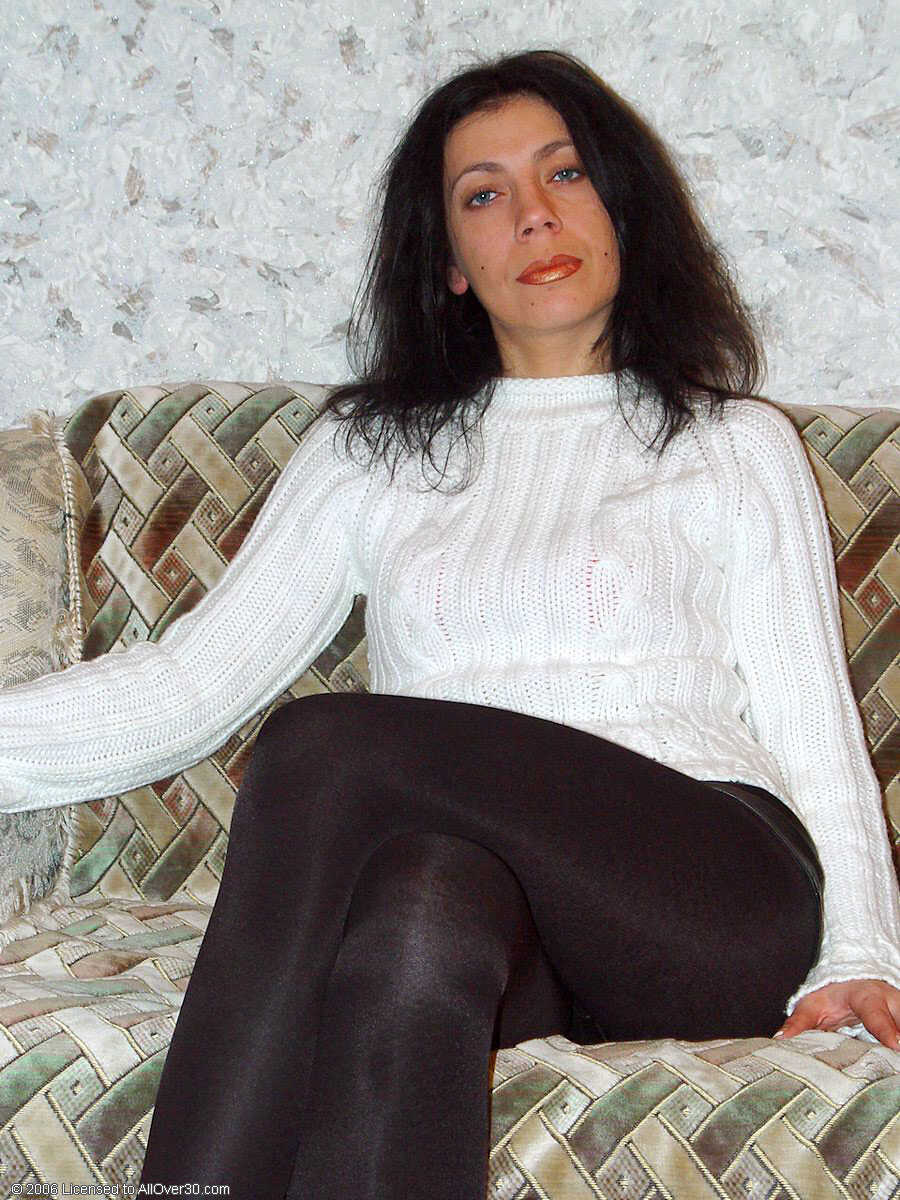 Mature Olena's Pantyhose Fetish  Sexy Mature Olena Gets Nailed By Two Young Guys   Olena The Mature Amateur Loves It ...
