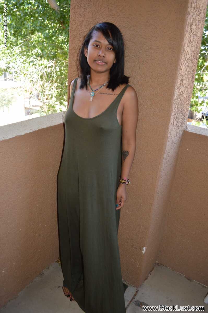 Diana Braset's Natural Exposure: Desi Ebony Girl Unveils her Hairy Cunt on the Terrace - Diana Braset