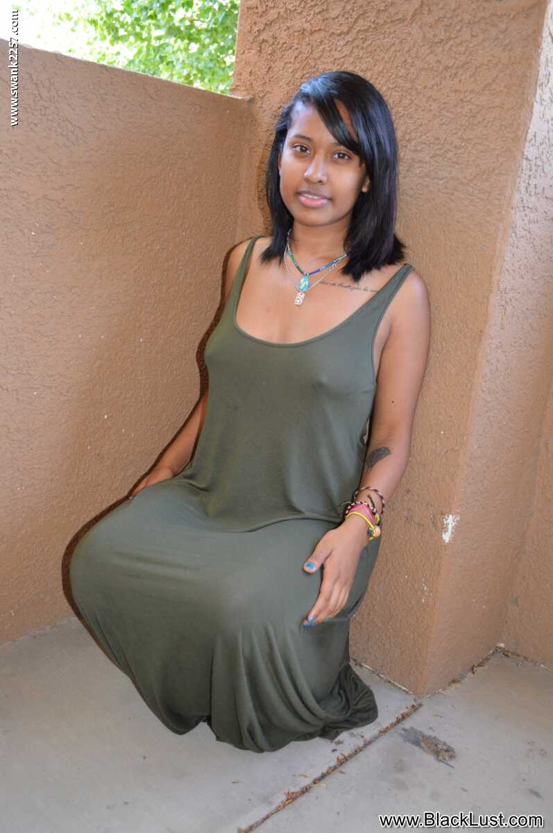Diana Braset's Natural Exposure: Desi Ebony Girl Unveils her Hairy Cunt on the Terrace - Diana Braset