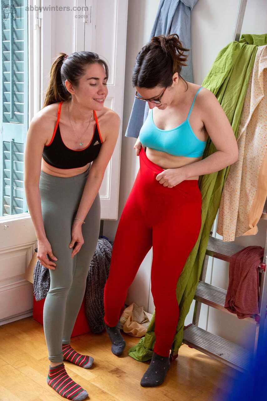 Nerdy Teens Lucia M and Paola G Get Hairy while Dressing and Undressing - Lucia M, Paola G