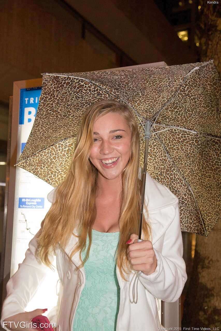 Outdoor Exposure Kendra's Huge Natural Tits and Pierced Nipples! - Kendra Sunderland