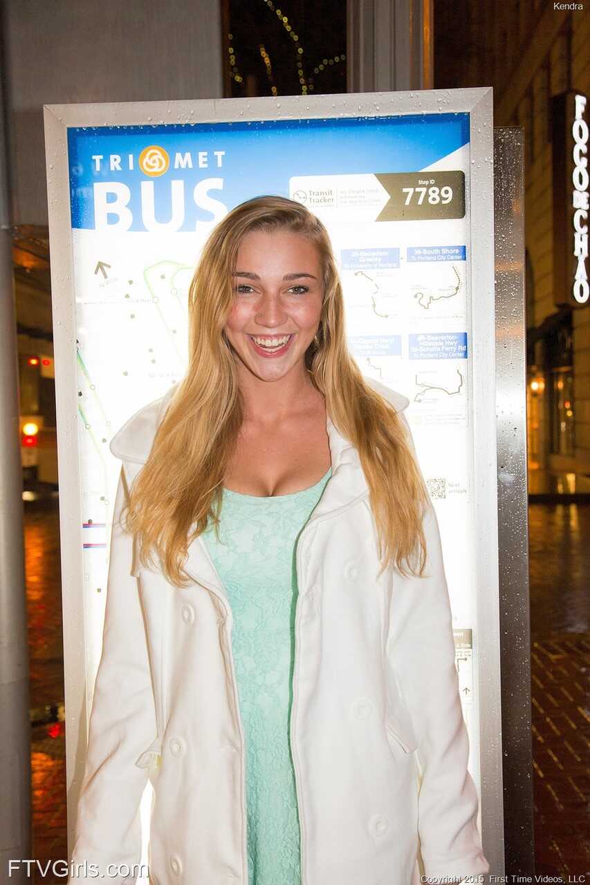 Outdoor Exposure Kendra's Huge Natural Tits and Pierced Nipples! - Kendra Sunderland