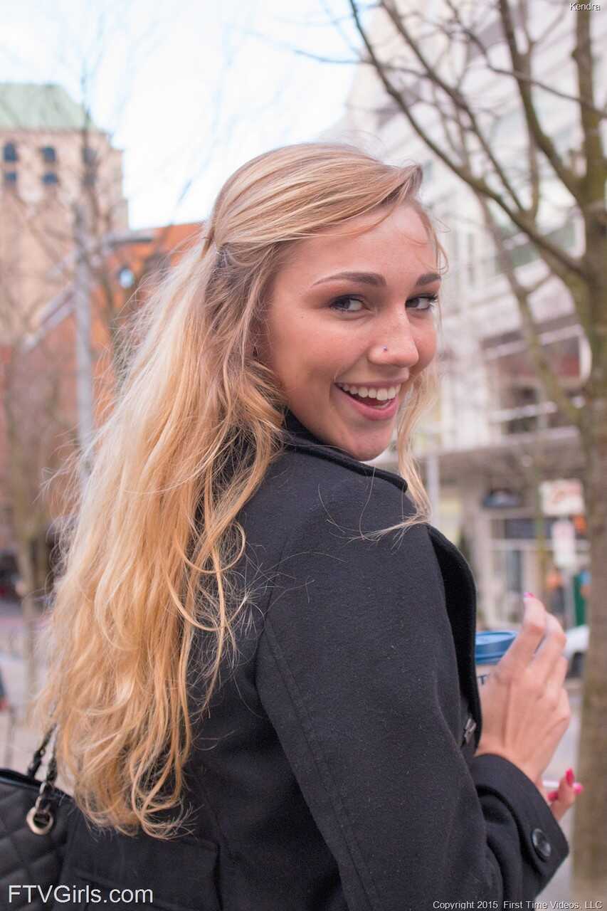 Outdoor Exposure Kendra's Huge Natural Tits and Pierced Nipples! - Kendra Sunderland