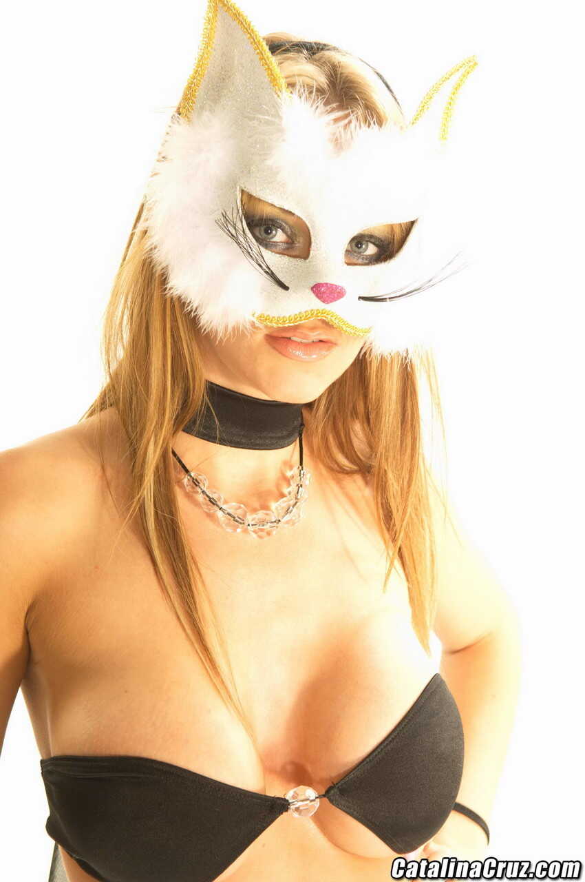 British Babe Paige Ashley Gets Cum on Her Nylon Covered Tits While Wearing a Wolf Mask with Jon James - Jon James, Paige A...