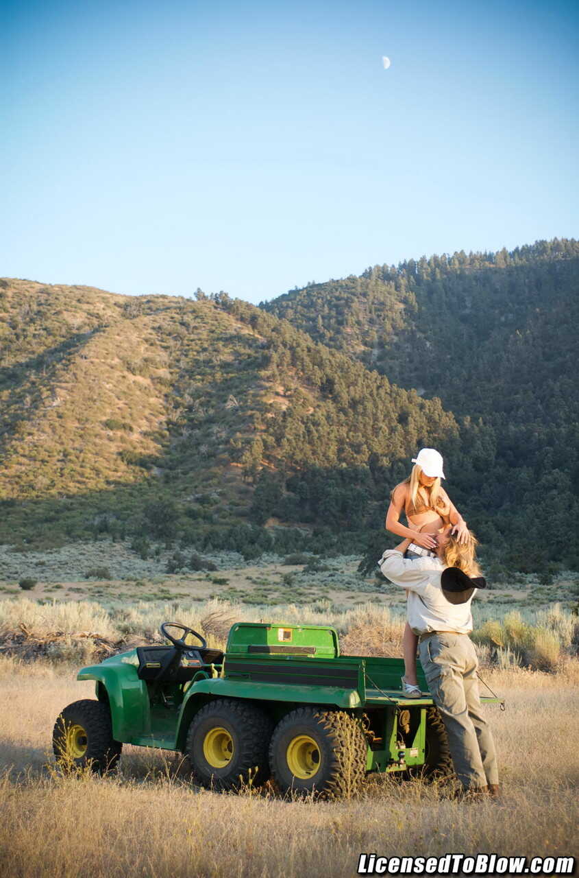 Rugged Ride: Slim Blonde Cassie Courtland Gets Banged on a Quad in the Great Outdoors