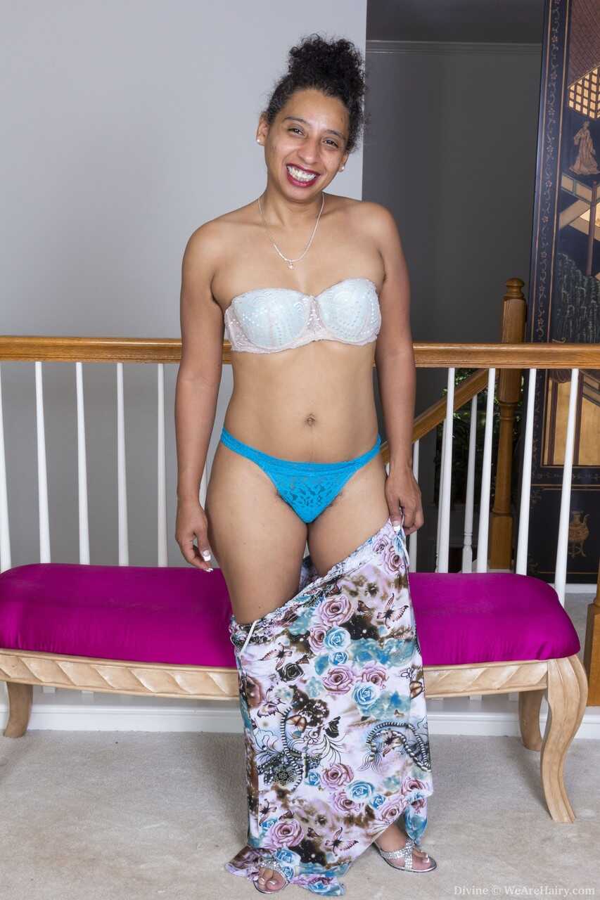 Exotic Divine Unveils Her Hairy Body and Big Ass Panties - Divine
