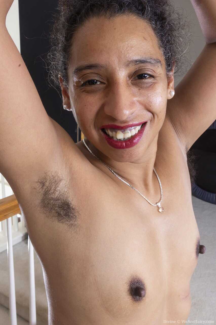 Exotic Divine Unveils Her Hairy Body and Big Ass Panties - Divine