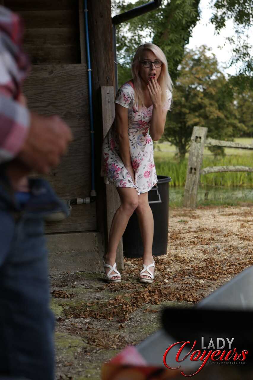 Chloe's Country Lingerie: The Farmer's Wife Gets Naughty In The Barn