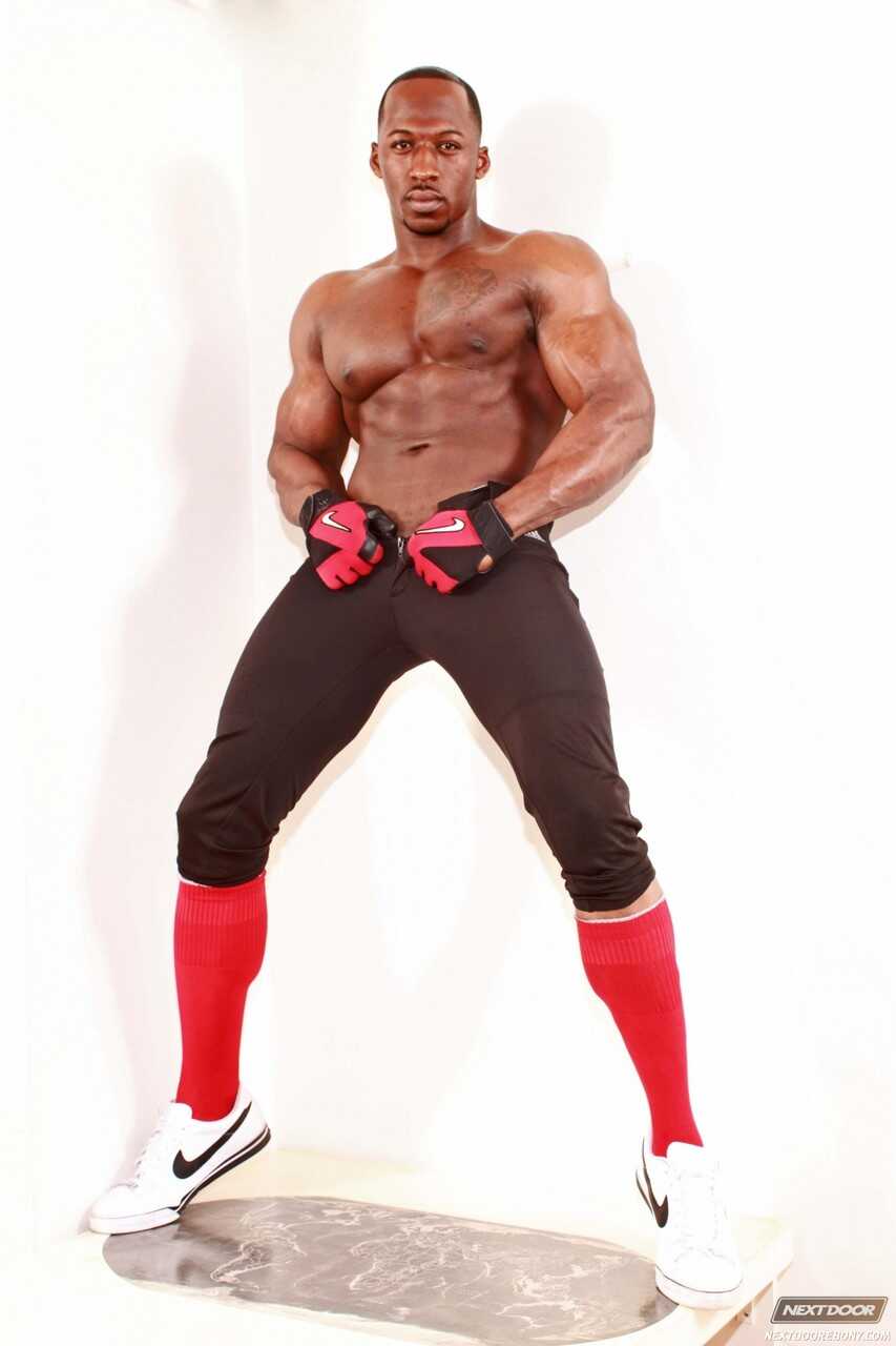 Monster Cock Gay God Derek Jackson Flaunts His Massive Dick While Stripping Naked - 