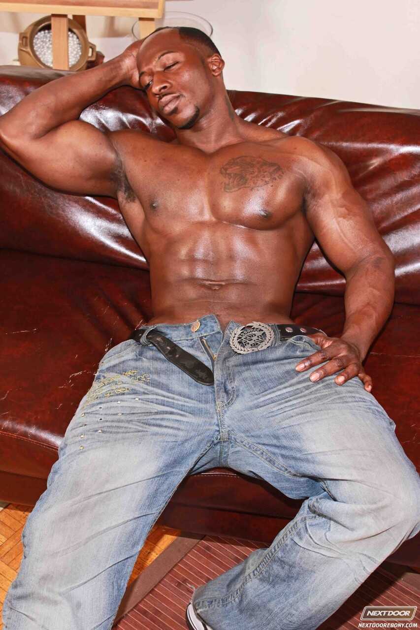 Monster Cock Gay God Derek Jackson Flaunts His Massive Dick While Stripping Naked