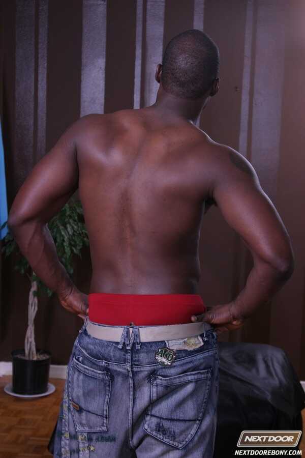 Nubius's Bareback Adventures: A Hairy, Big-Assed, Muscular Black Guy Fucks His own Pegging Pig Cock in a Solo Perform...