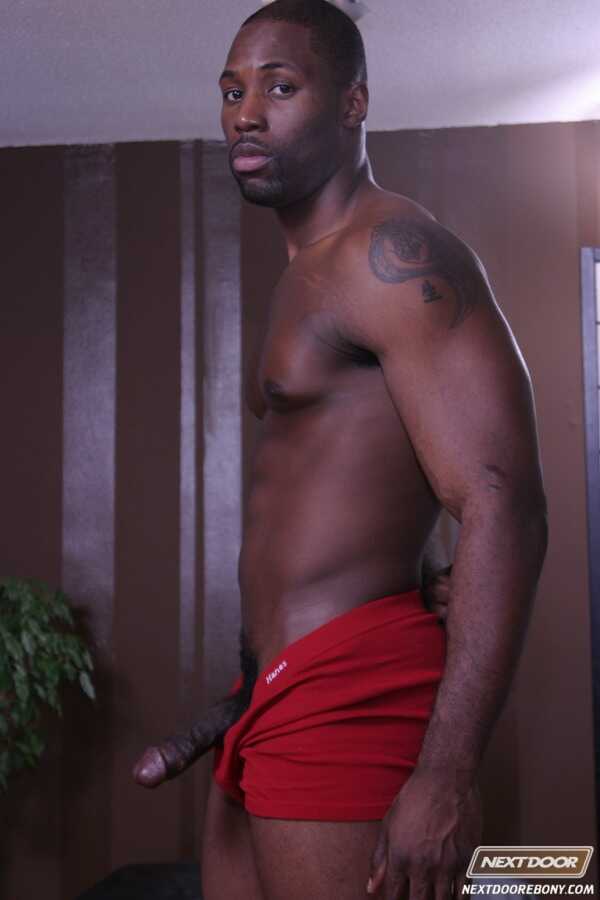 Nubius's Bareback Adventures: A Hairy, Big-Assed, Muscular Black Guy Fucks His own Pegging Pig Cock in a Solo Perform...