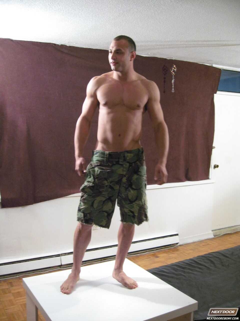 BBC Gay Military Gays Fuck Each Other's Big Asses in an Interracial Threesome - 