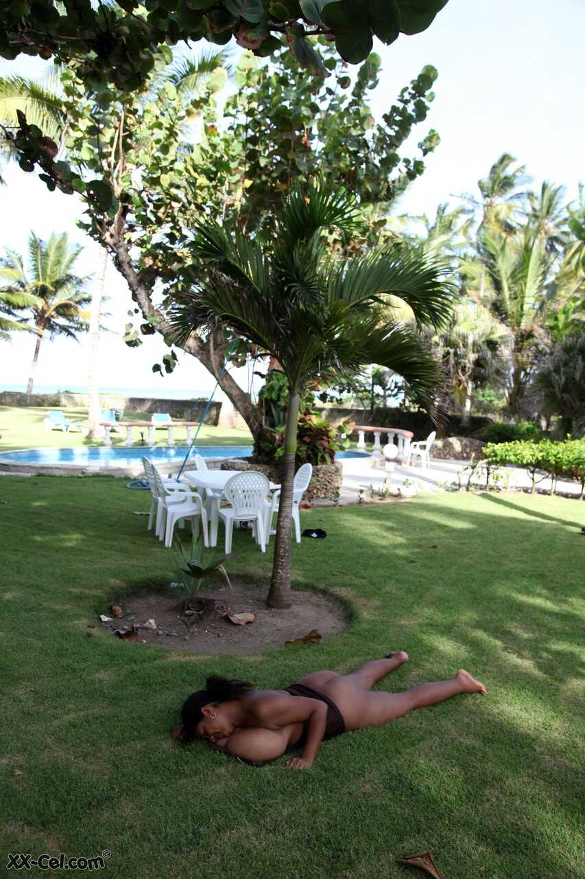 Puerto Rican Powerhouse: Kristina Milan's Outdoor Orgy with Big Natural Titties - Kristina Milan