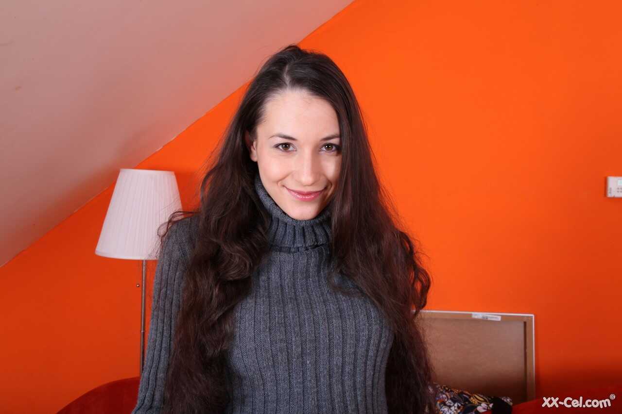 Pregnant Romanian MILF Jenifer Gets Fucked on the Sofa while Playing with her Tits and Pussy - Jenifer