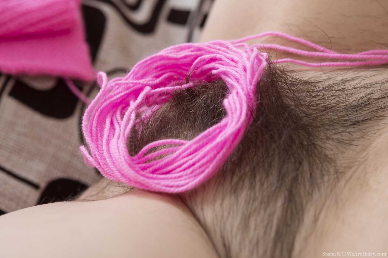 Blonde Babe with Hairy Pussy Flaunts Her Amateur Feet and Hairy Ass in a Close-Up Spread - Sasha K