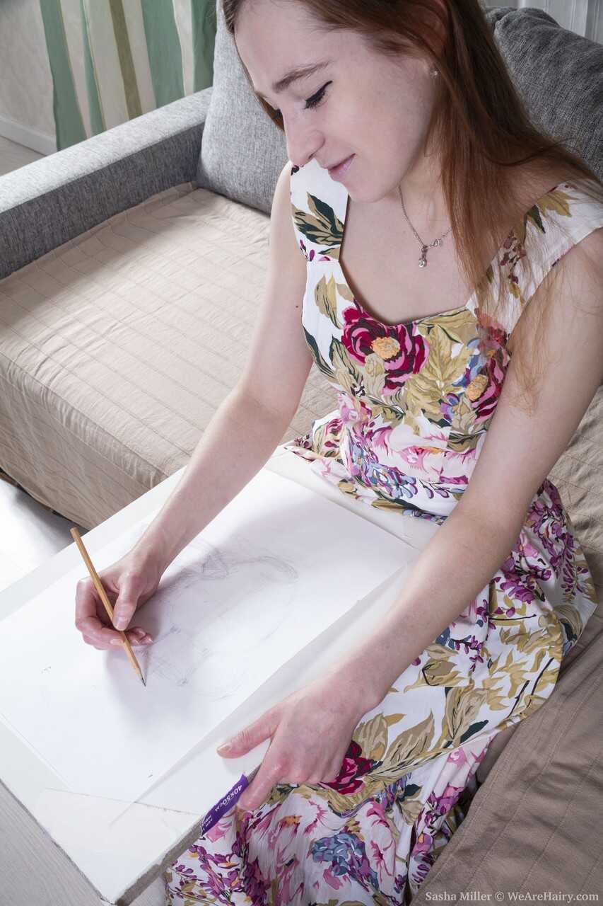 Sasha's Red-Headed American Dream: A Furry Peeling Exposure - Sasha Miller