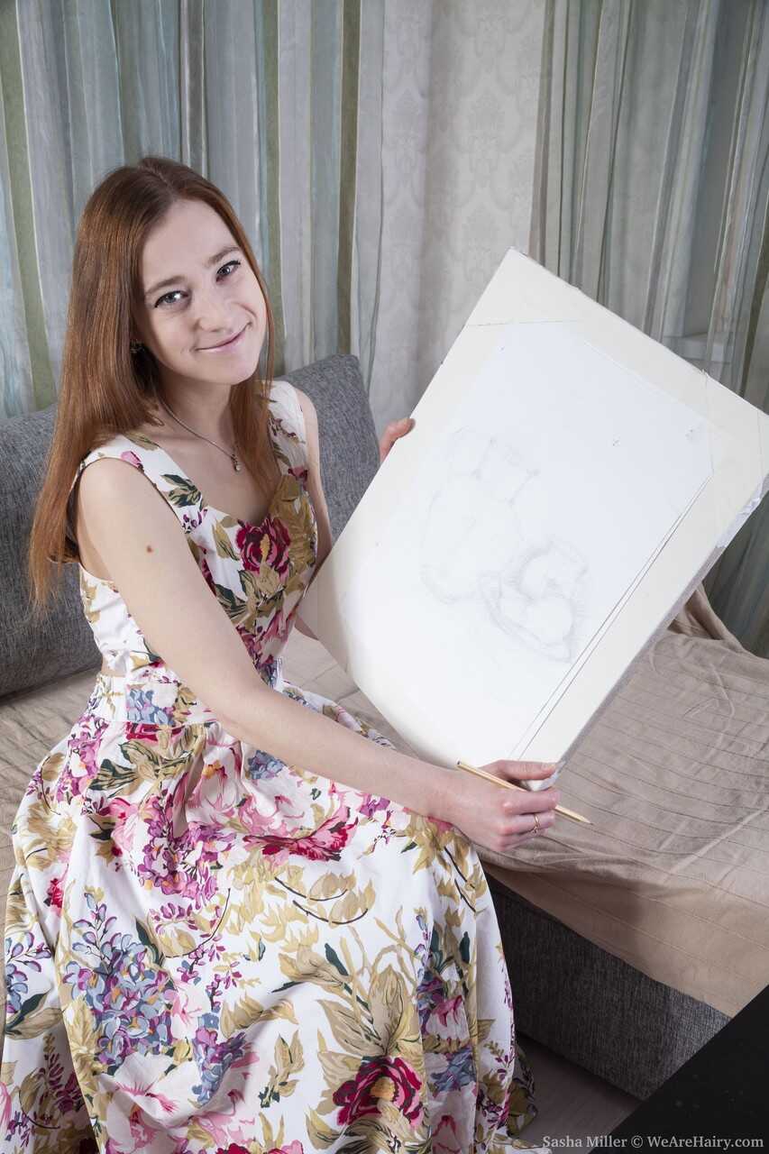 Sasha's Red-Headed American Dream: A Furry Peeling Exposure - Sasha Miller