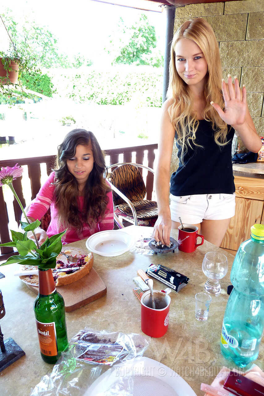 Watching Nika Nikola and Whitney's Natural Lesbian Adventure in the Car and on the Beach - Nika Nikola, Whitney