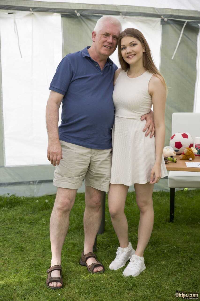 Russian Amanda Clarke's Nude Encounter with an Older Gentleman in a Tentative Situation - Amanda Clarke, NICK
