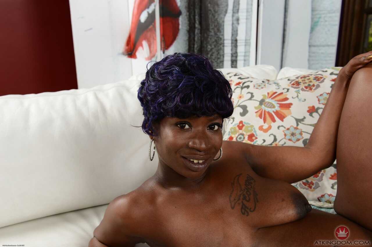 Dark Skinned Babe Tiana Grey Gets Ready For Anal Play With A Fat Butt And Juicy Anal Hole Pregnant Big Black Pussy And Sag...