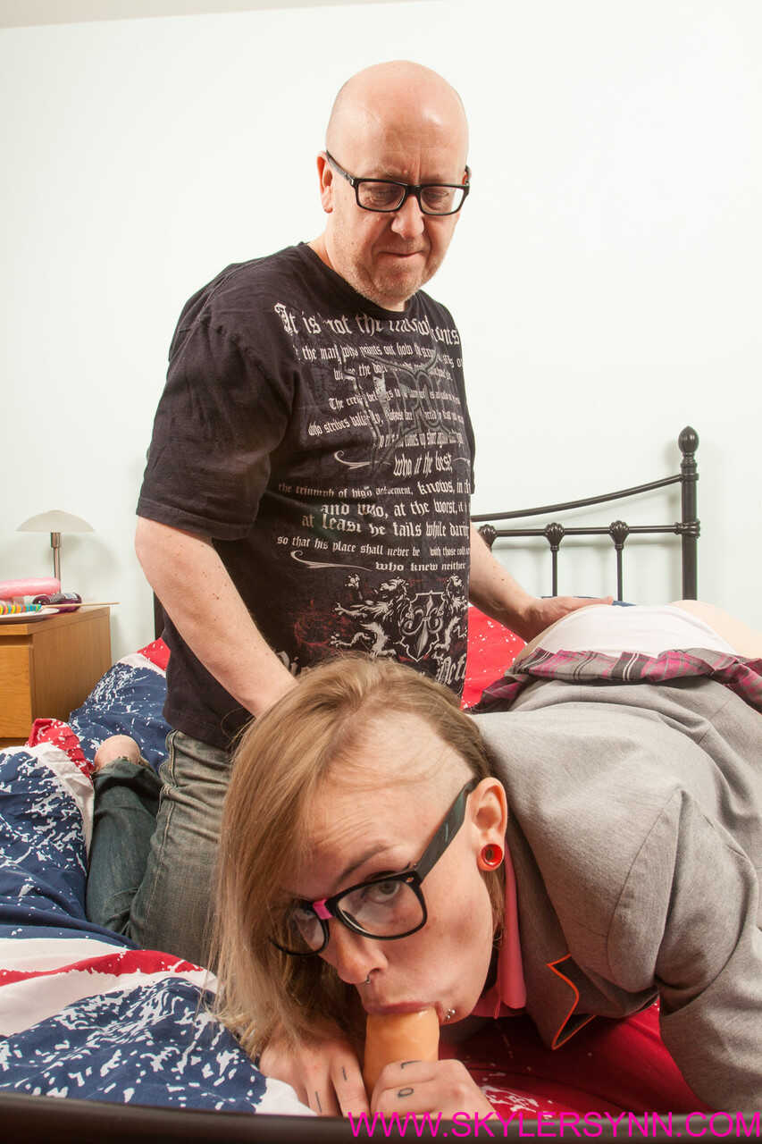 Skyler Sinful's Senior Seduction: A Horny Old Guy Takes Advantage of Her Innocence - Skyler Synn
