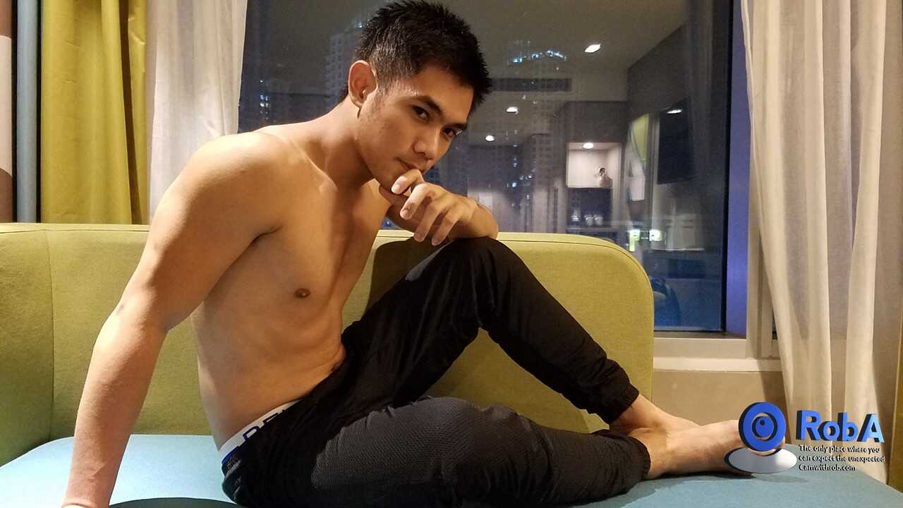 Sexy Undie-Clad Asian Rob Poses for His Gay Solo Porn Shoot