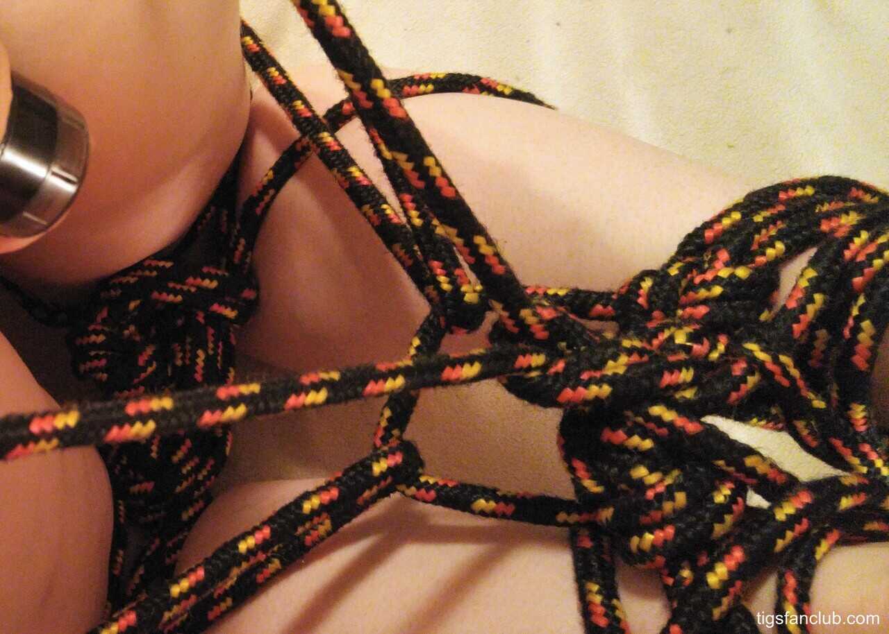 Submissive Tiggle Bitties Gets Toyed While Bound And Humiliated In Bondage Roleplay With Her American Dom - Tiggle Bitties