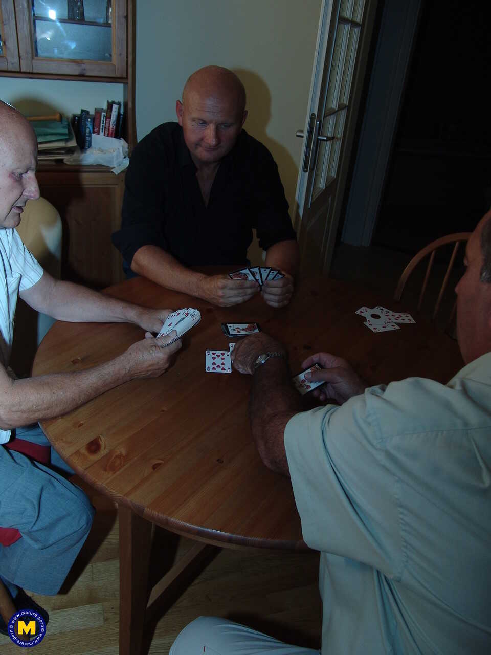 Young and Beautiful: Amateur Teens Brigitta and Ola Get Ready to Take on Old Dads' Hard Cocks After a Night of Poker ...