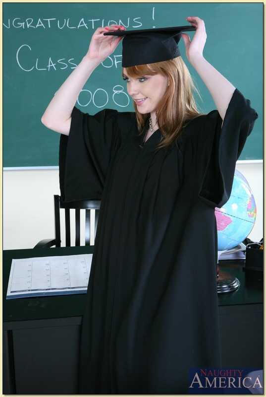 Beautiful New Grad, Marie McCray, Excels in Pleasing Her Sexy Professor with Succulent Cock-Sucking and Rough Fucking - Ma...
