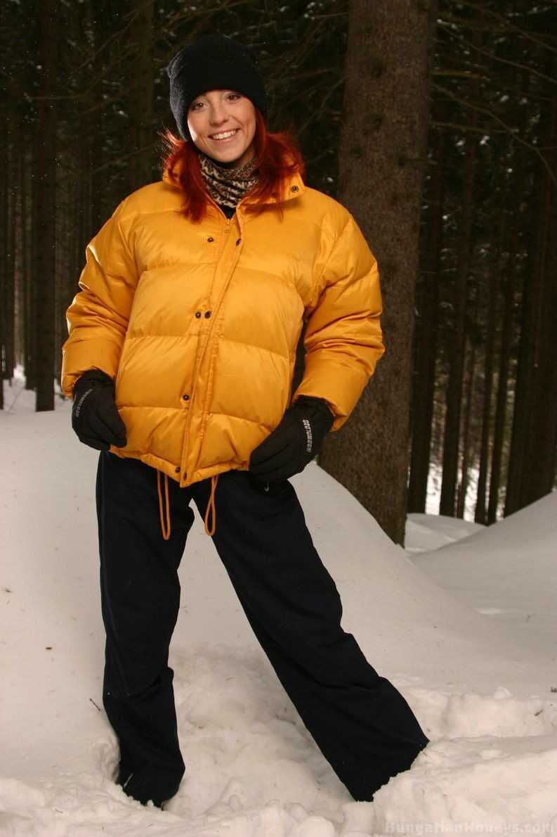 Snowballing with Saucy Czech Ashley Robbins: A Red-hot MILF Romp in the Snow! - Ashley Robbins