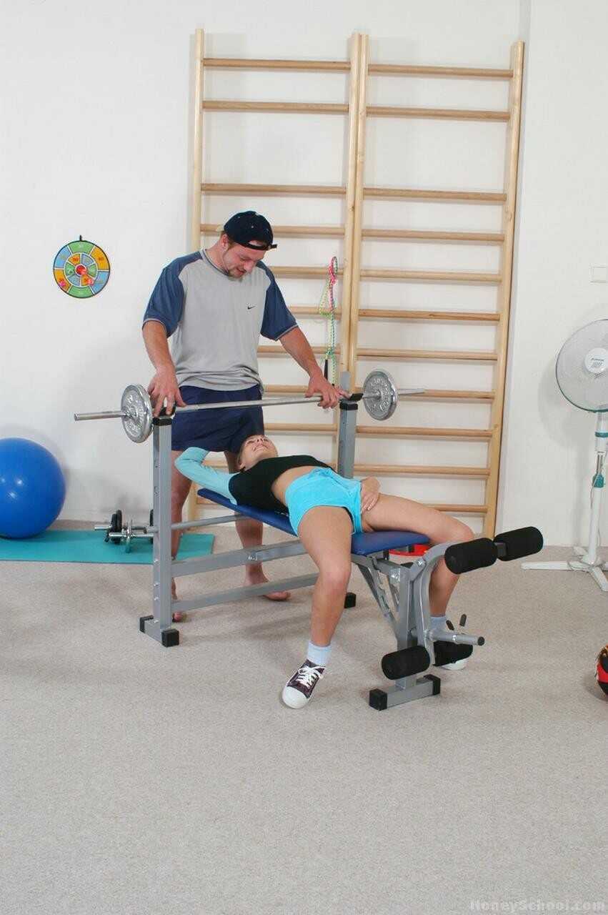 Sweet blonde babe Zuzana Z takes a dick and gets fucked anally in the gym while showing off her small tits and ass! - Zuza...