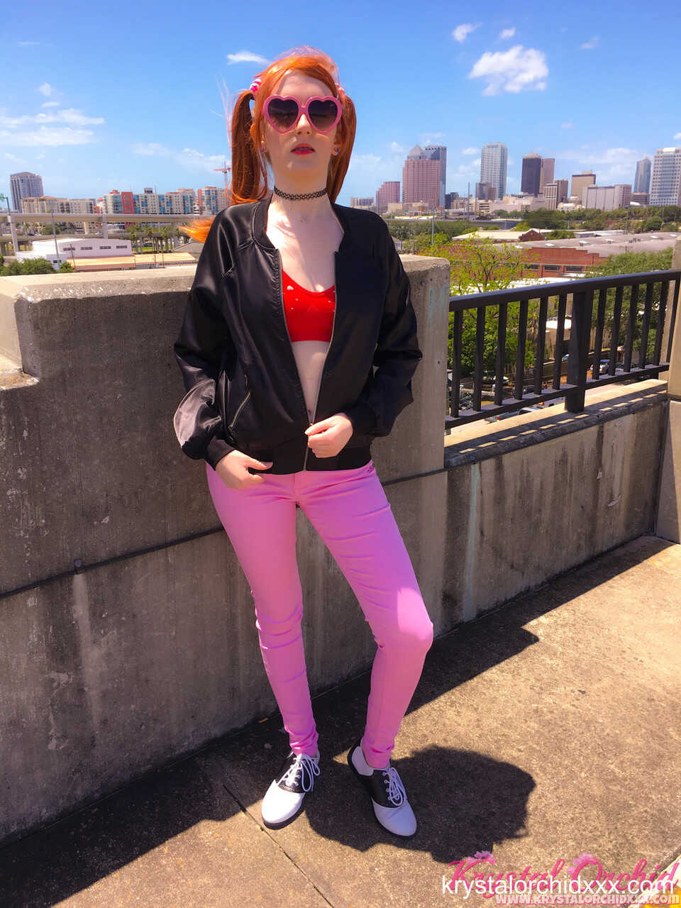 Krystal Orchid in the Great Outdoors: Exposing her Tiny Tits and Tight Ass - Krystal Orchid