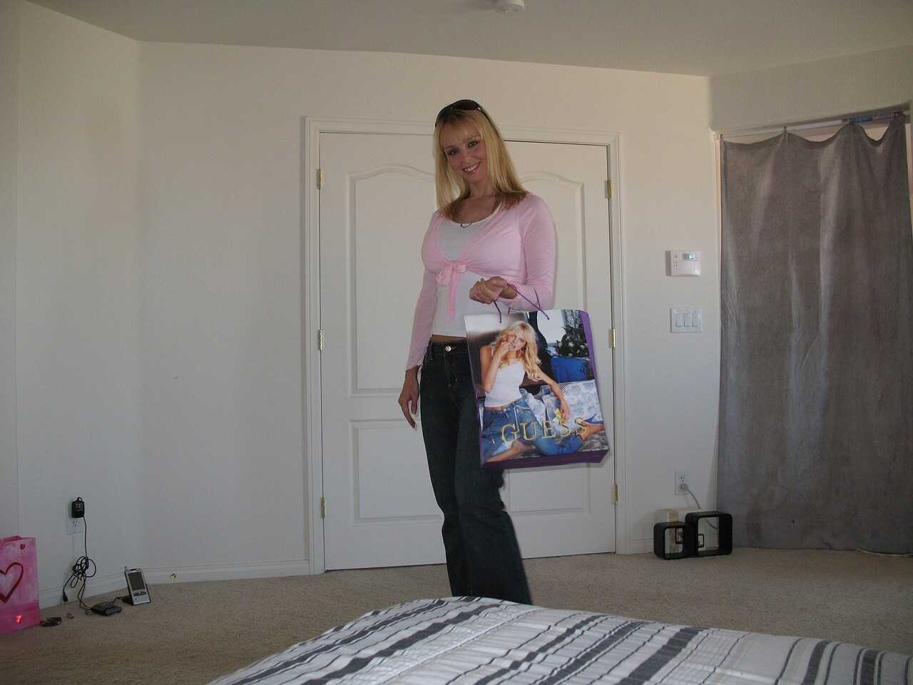 Blonde Bombshell Naughty Julie Gives Epic BJ in POV and Tastes Hot Jizz on Her Face - Naughty Julie