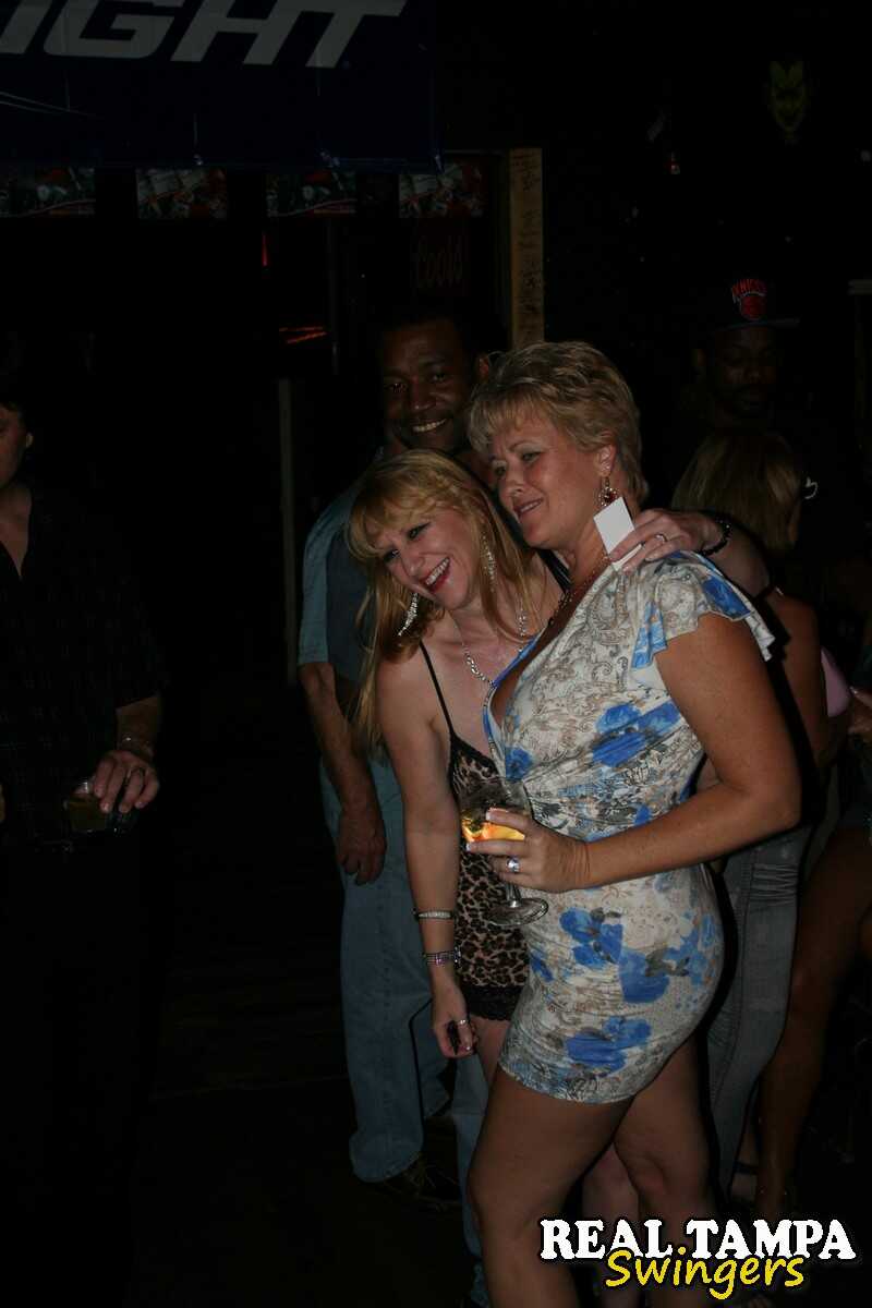 Horny matures with big juggs flaunt their bosoms in a night club 2: Amateur Swingers Mature Amateur - Double Dee, Kristine...