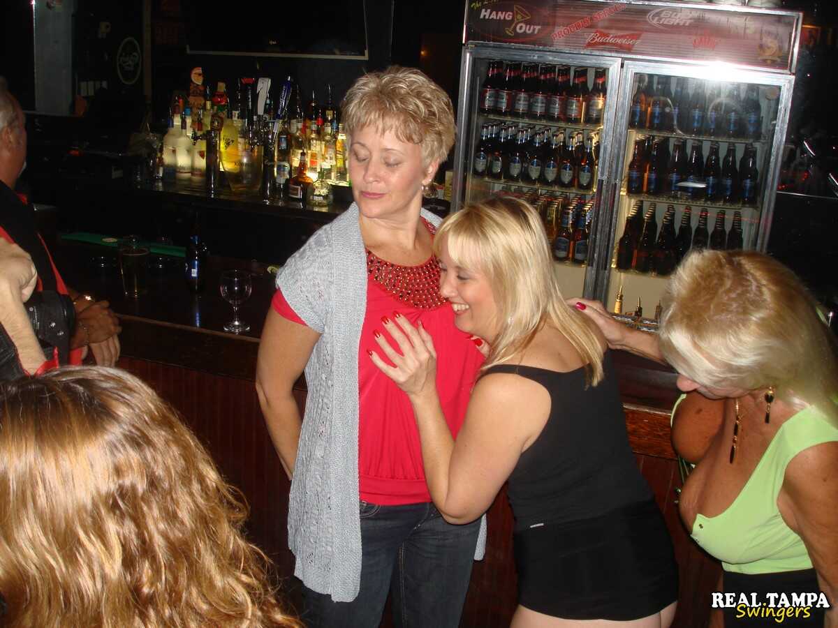 Granny Double D and Her Short-Haired Friends Bust Out Their Boobs and Bushes - Dallas Diamondz, Dee Delmar, Kristine Cumz,...