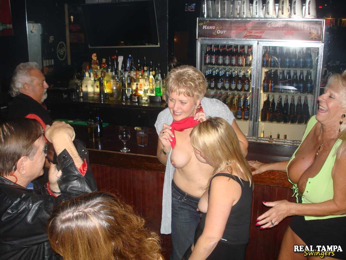 Granny Double D and Her Short-Haired Friends Bust Out Their Boobs and Bushes - Dallas Diamondz, Dee Delmar, Kristine Cumz,...