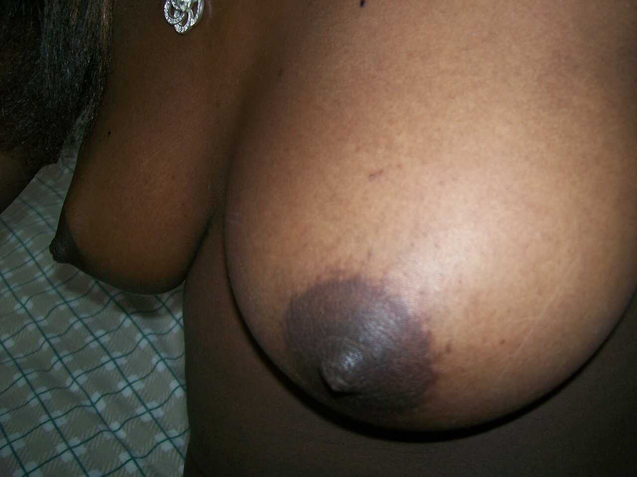 Tristina Brown's Naughty Selfies: Busty Ebony Teen Shares her Juicy Tits and Chocolate Holes - Tristina Brown