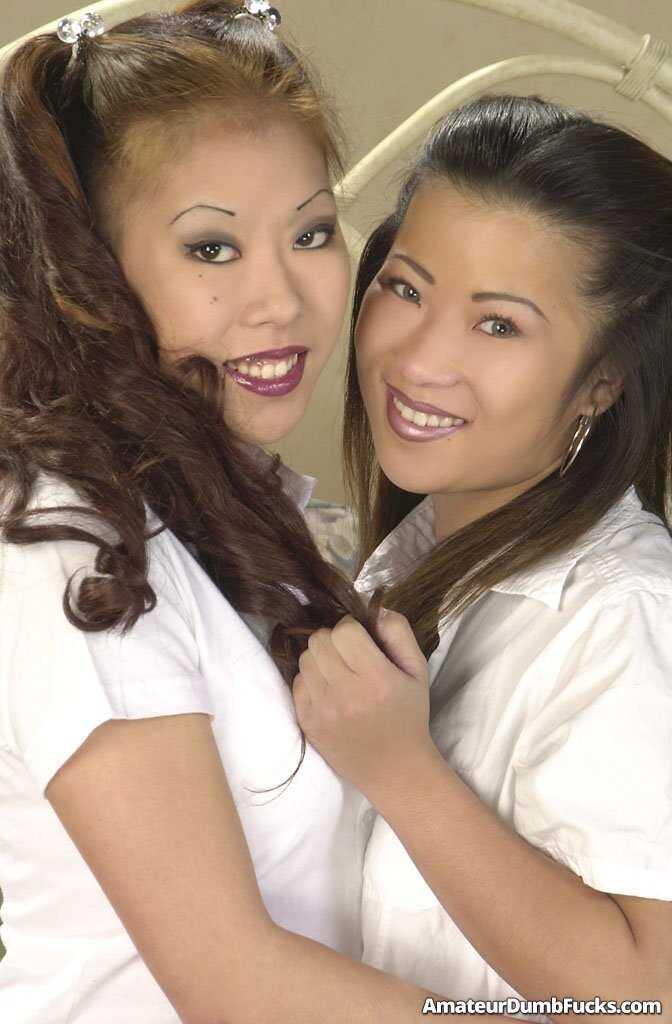 Asian Strapon Love: Ayako Tamura and Margaux Amparo's Sensual Masturbation Game Ends in Lesbian Strapon Sex - Ayako T...
