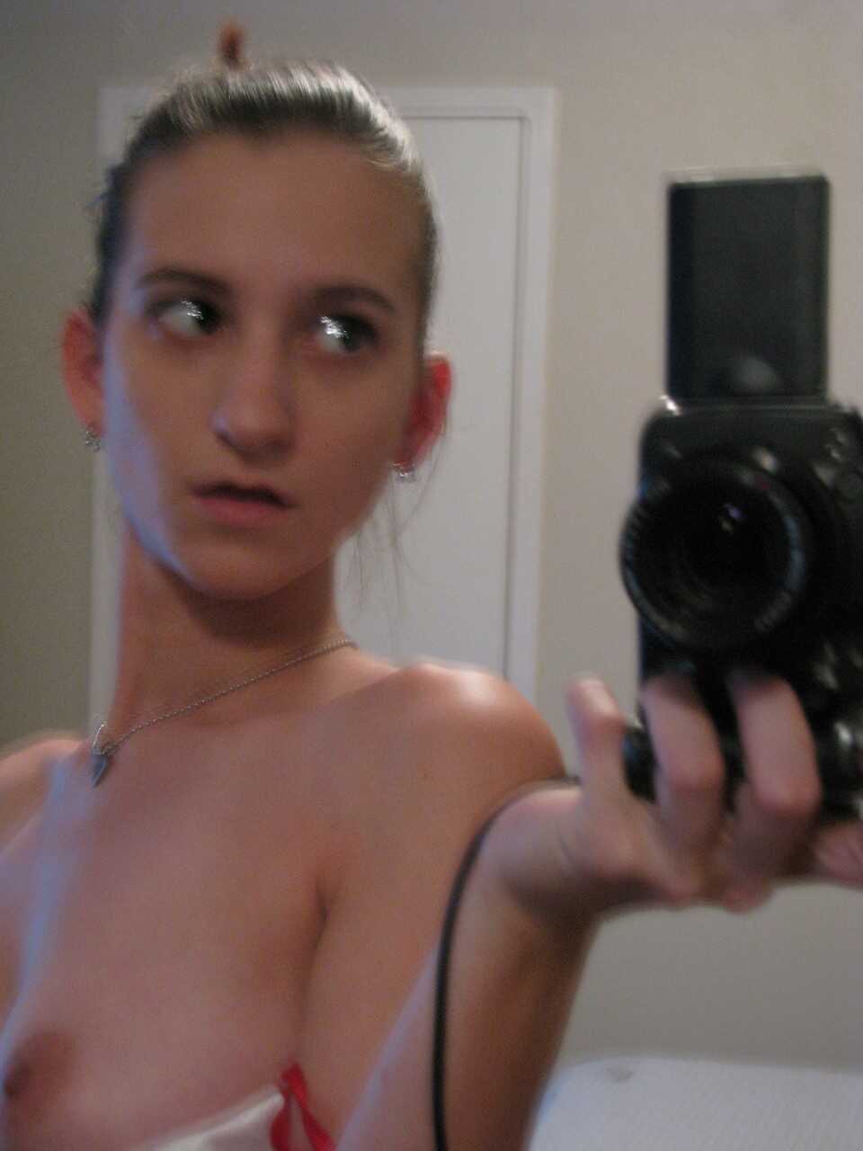 Busty Brandi's Bootylicious Boob-Selfies A Saucy Amateur's Mirrored Mini-Tit Moments! - Brandi Montes