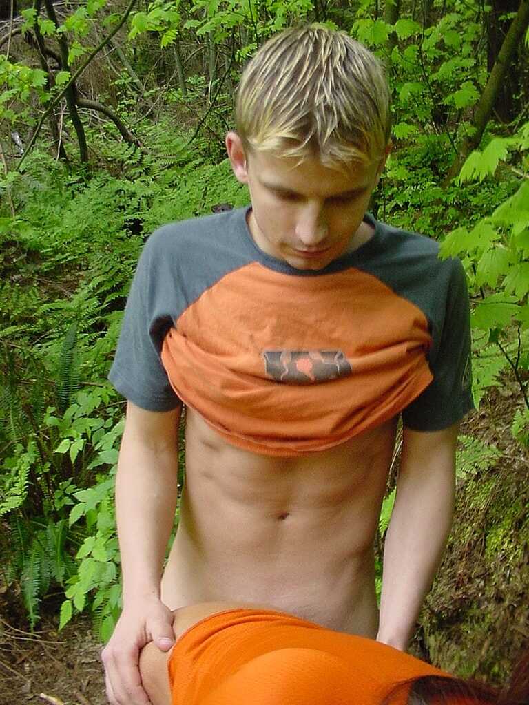 Alexis Latina Suarez: Naughty Teen Explores Her Curves with Blonde Boy in the Bush - Alexis Suarez, Piolo McNiel