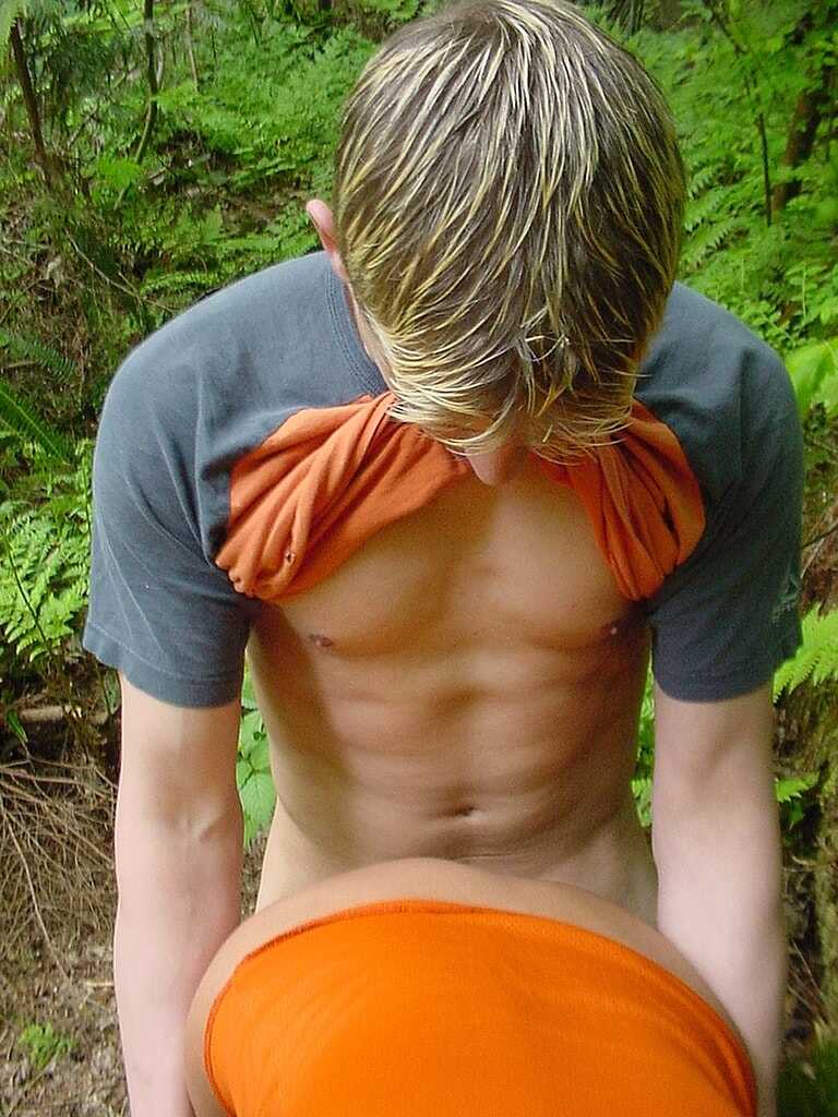 Alexis Latina Suarez: Naughty Teen Explores Her Curves with Blonde Boy in the Bush - Alexis Suarez, Piolo McNiel