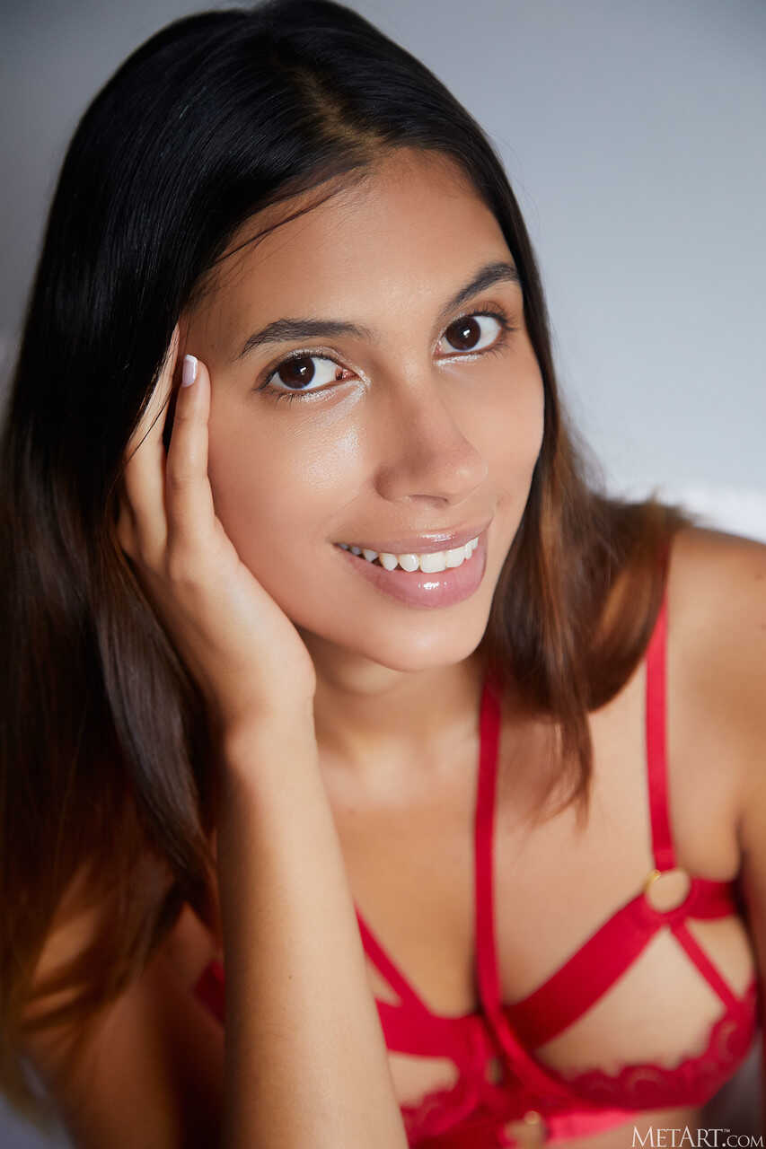 Skinny Latina teen Baby Nicols strips her lingerie and poses butt naked for your viewing pleasure! - Baby Nicols