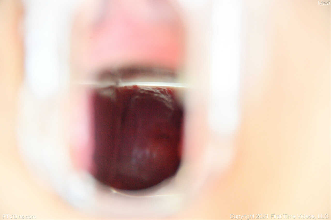 Lusty amateur Madi Meadows fingering and toying her holes in solo masturbation action with deep anal and first time anal f...