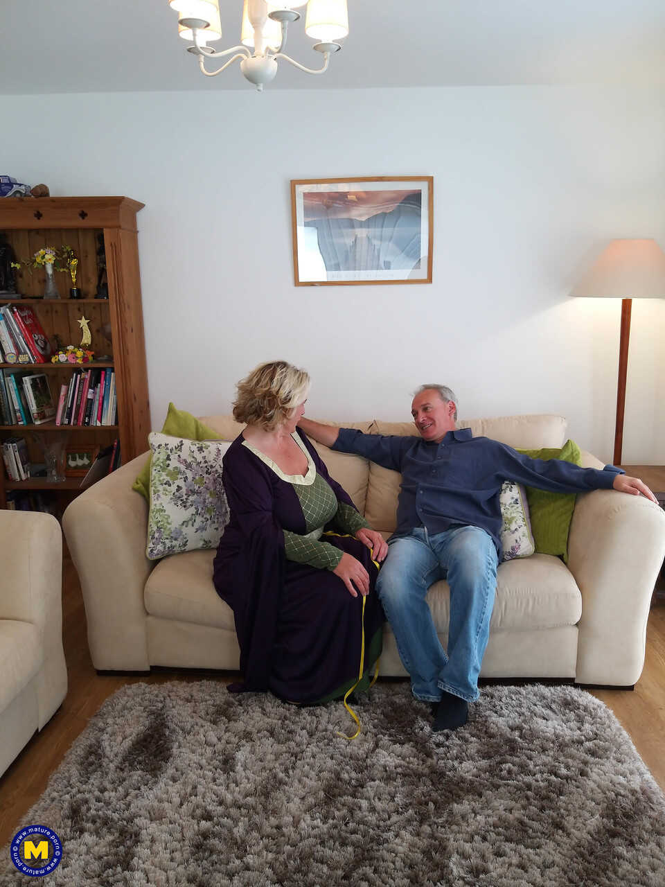 Mature Blonde Bombshell Camilla Creampie Gets a Hardcore Pounding on the Carpet by her British Older Lover - Camilla Creampie