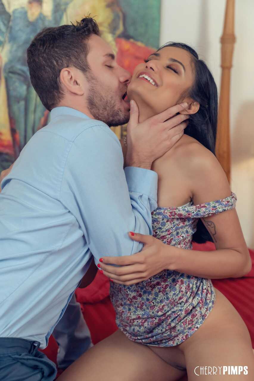 Beautiful Brunette Viva Athena Sucks and Rides a Giant Asian Cock with Brad Knight - Brad Knight, Viva Athena