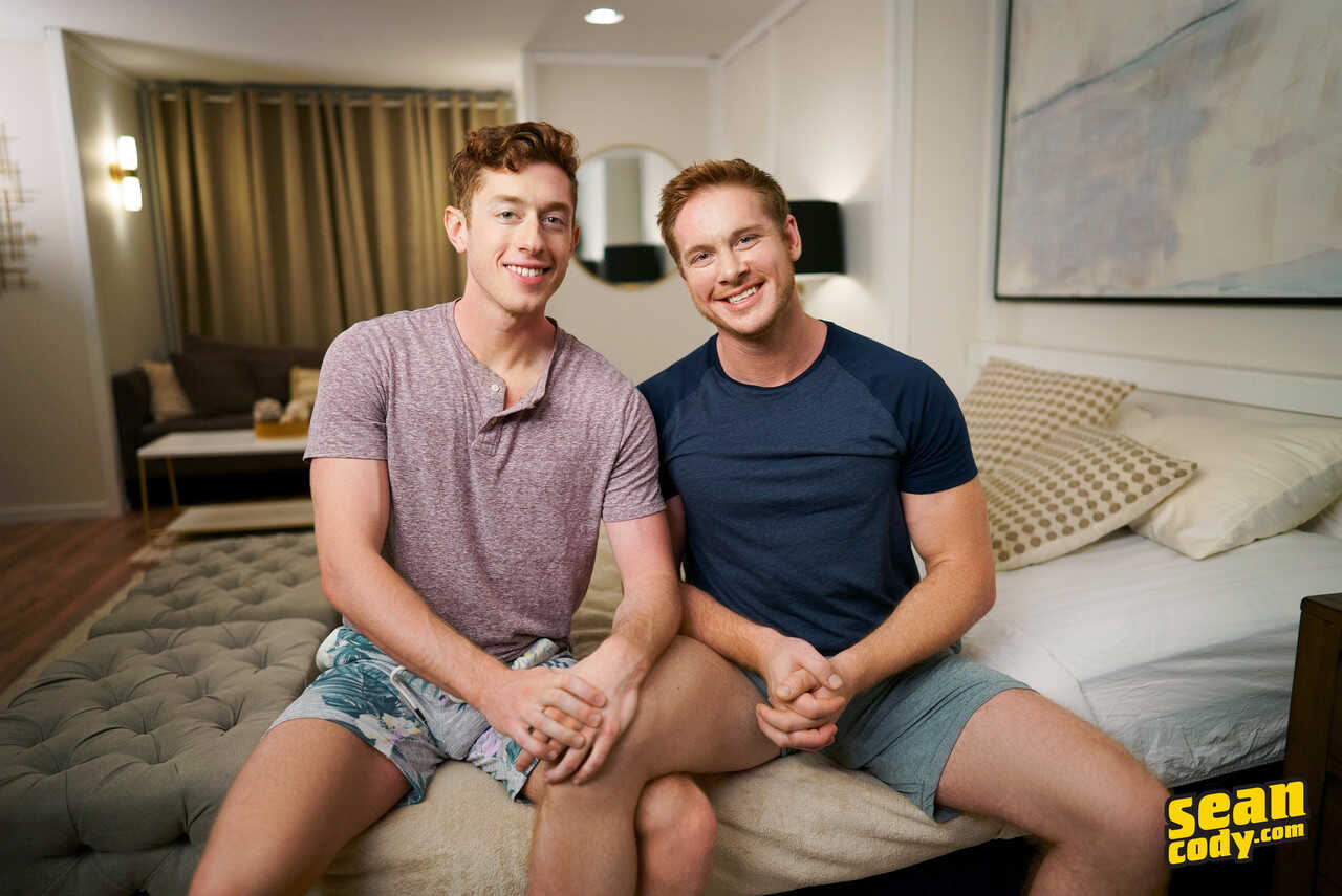 Jax and Jake Klerin's Monster Cocks Slide into Each Other's Tight Asses for a Horny Gay Anal Session - 